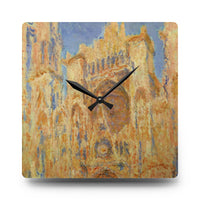 Claude Monet - Rouen Cathedral  - Acrylic Wall Clock