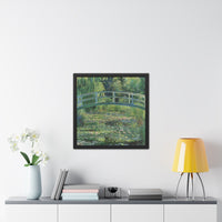 Claude Monet - Water Lilies and Japanese Bridge - Framed Posters