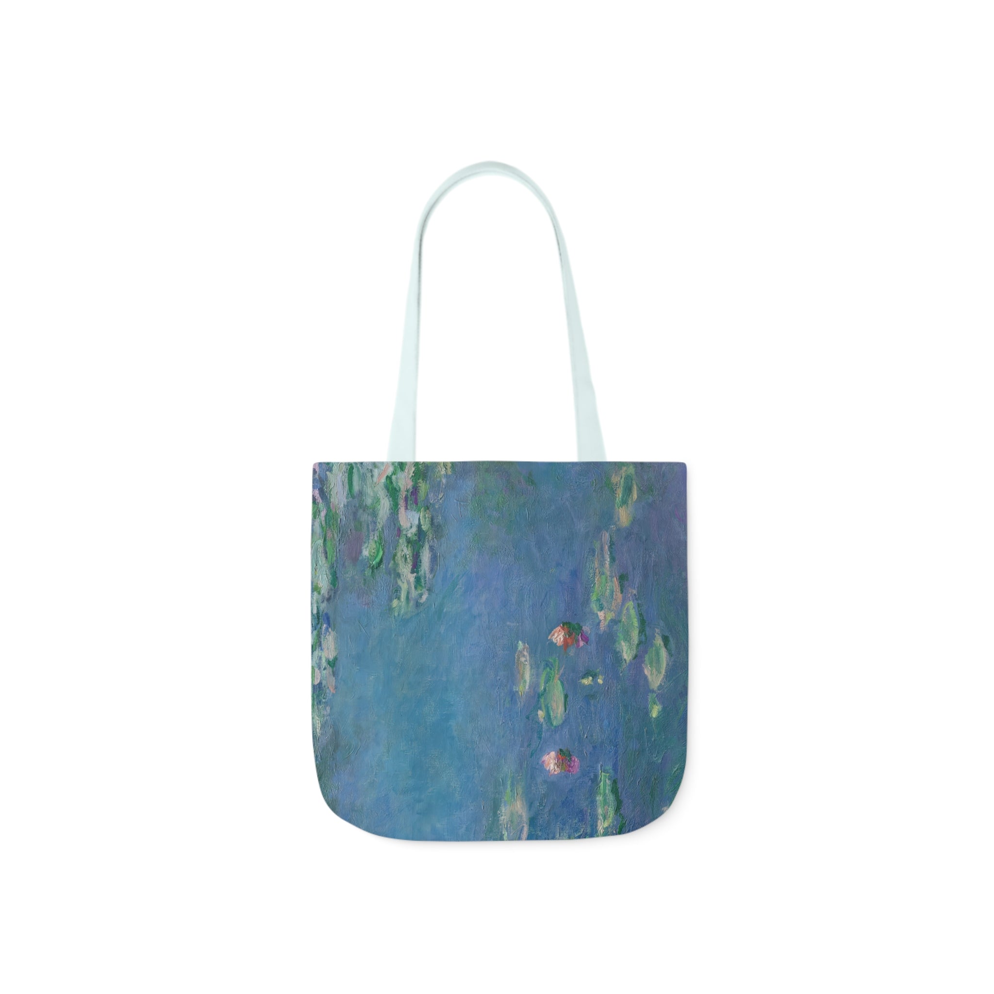 Claude Monet - Water Lilies - 1906, Ryerson - Canvas Tote Bag, 5-Color Straps