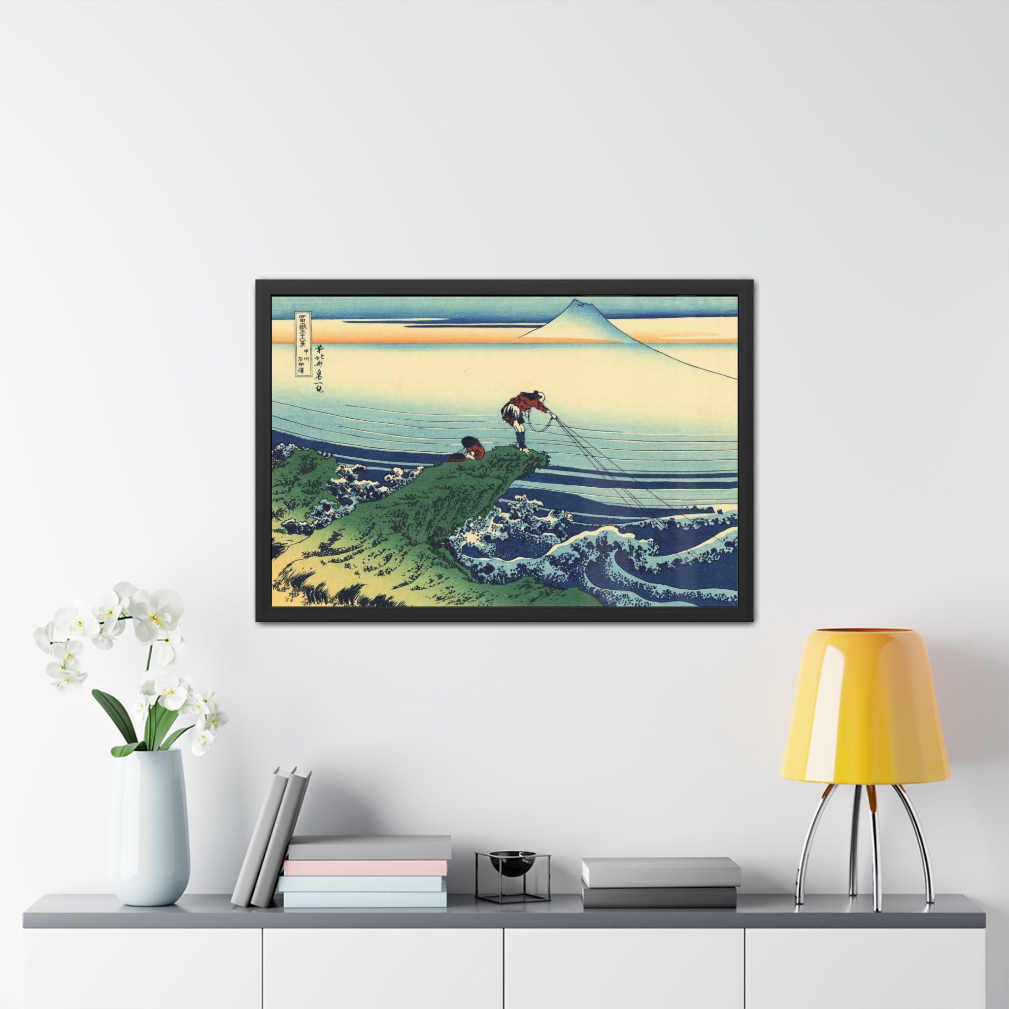 Katsushika Hokusai - Kajikazawa in Kai province - Framed Posters