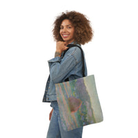 Claude Monet - Stacks of Wheat (End of Summer) -Canvas Tote Bag, 5-Color Straps