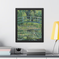 Claude Monet - Water Lilies and Japanese Bridge - Framed Posters