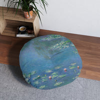 Claude Monet - Water Lilies - 1906, Ryerson - Tufted Floor Pillow, Round