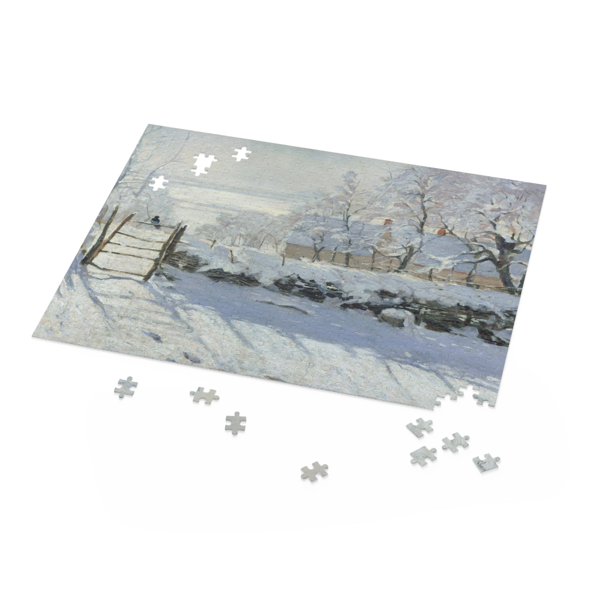 Claude Monet - The Magpie - Puzzle (120, 252, 500-Piece)