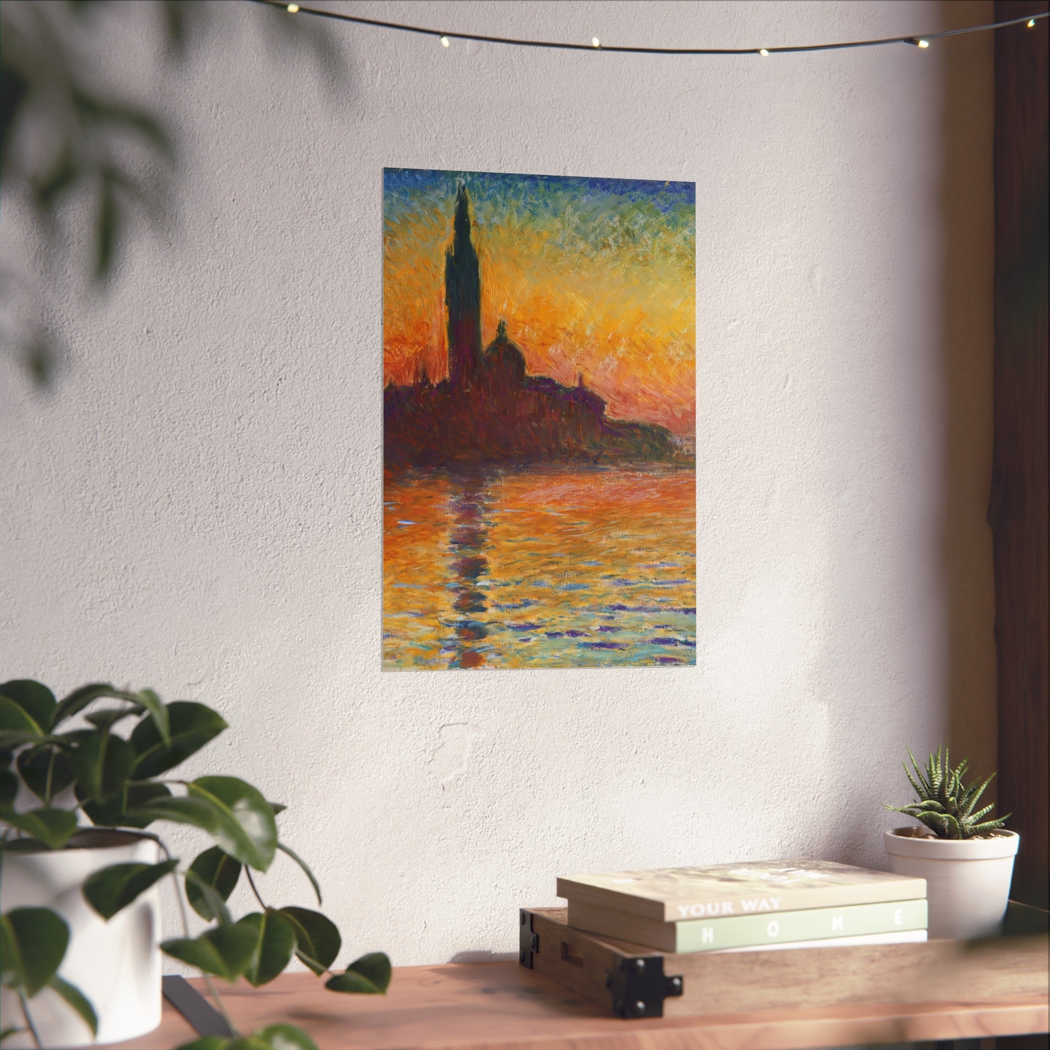 Claude Monet - San giorgio maggiore by twilight -  Fine Art Posters