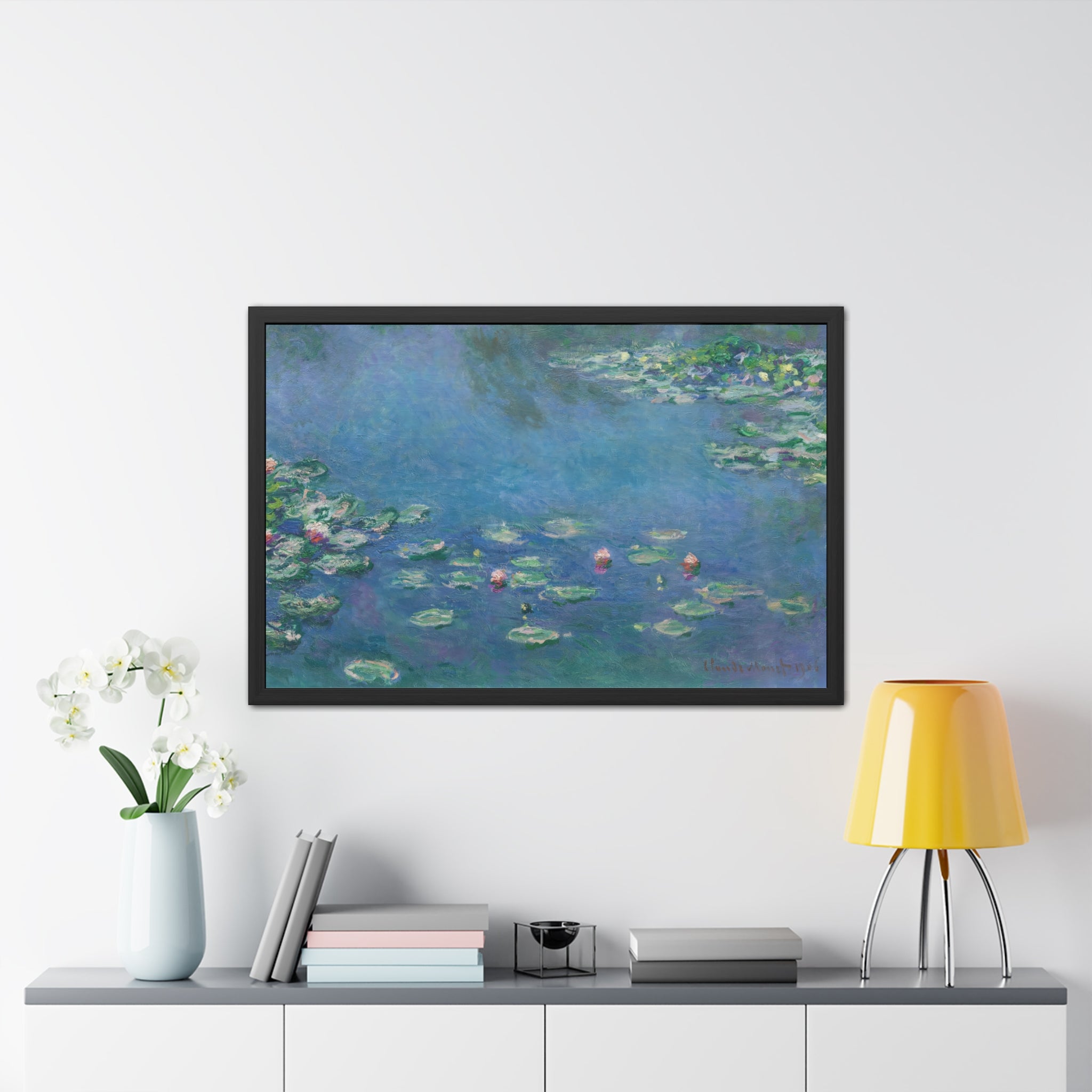 Claude Monet - Water Lilies - 1906, Ryerson - Framed Posters